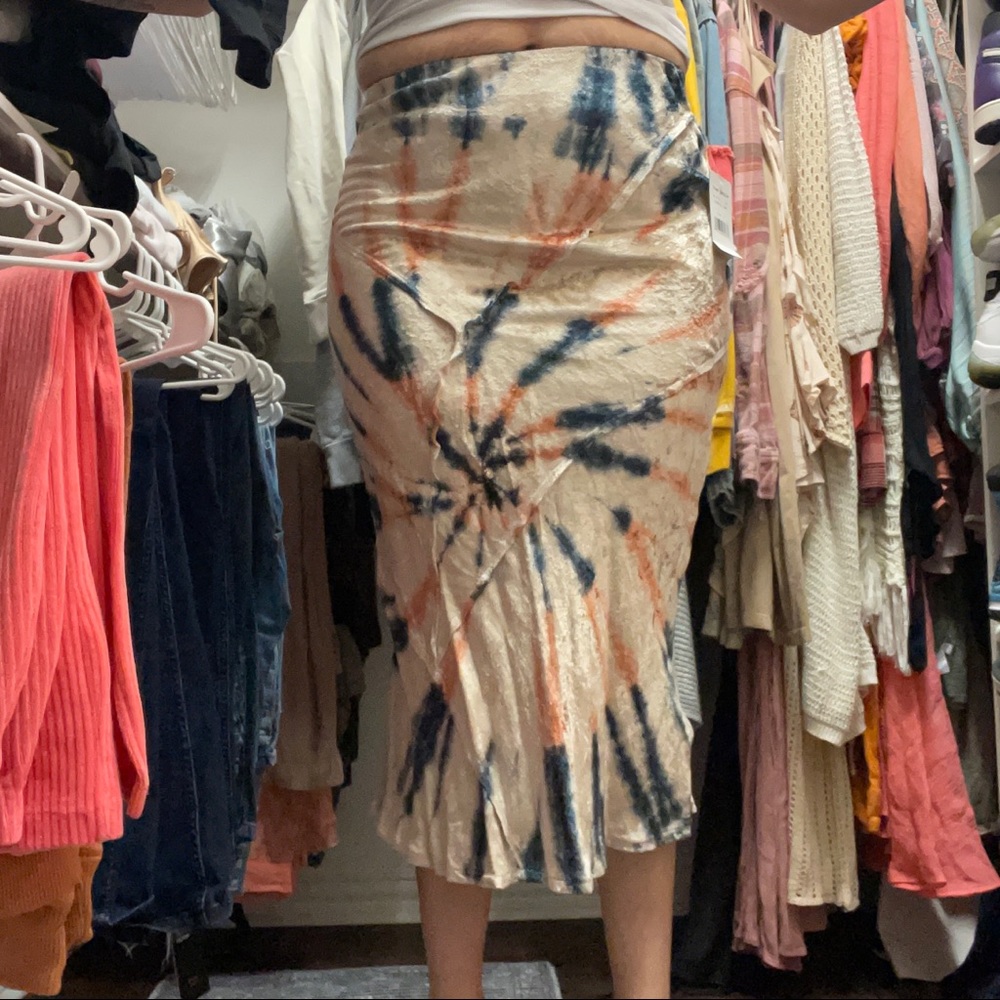 Free people ‘firework’ velvet skirt